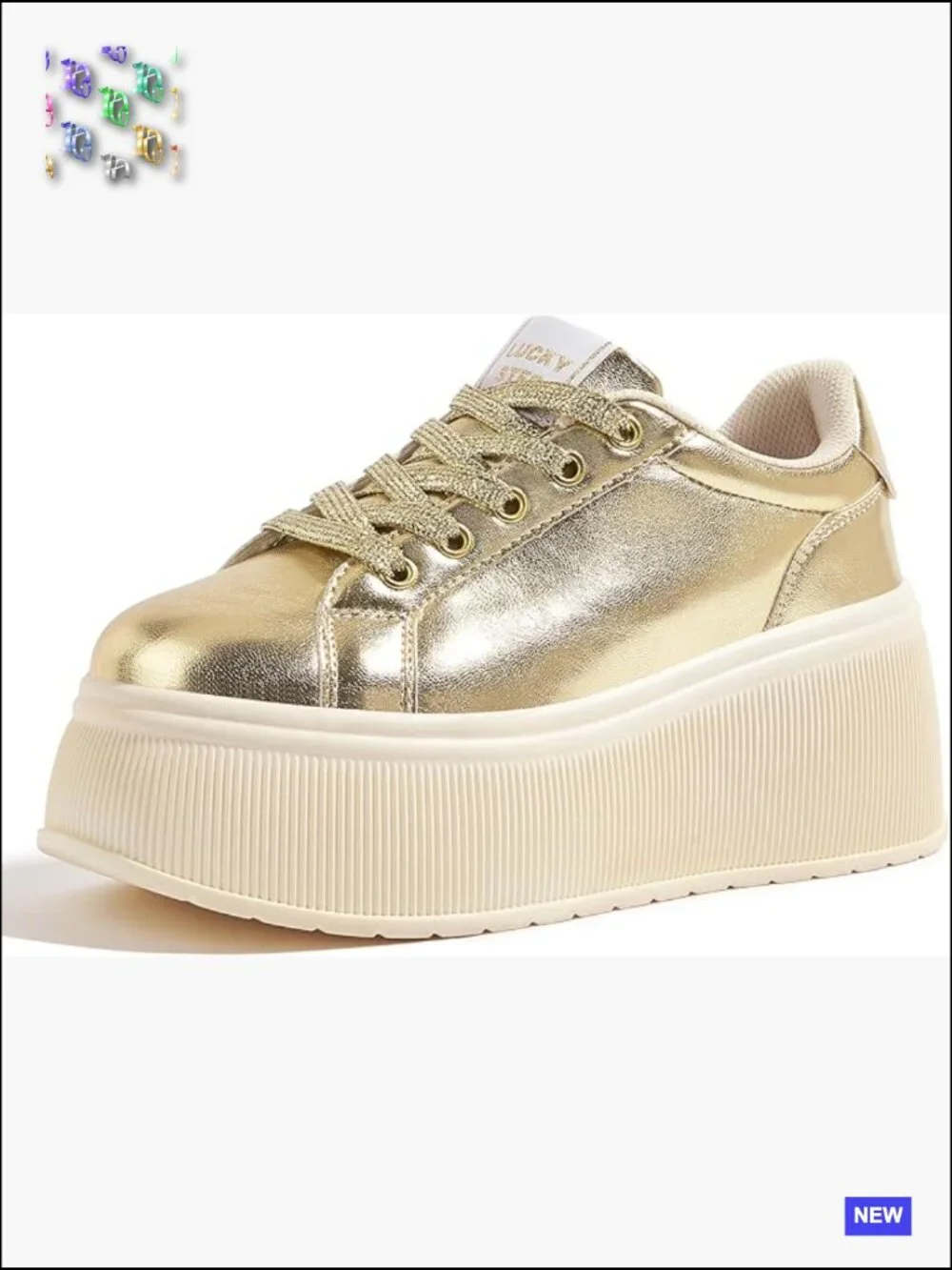 Platform Sneakers Wedge Canvas Casual Retro Walking Shoes Low Top